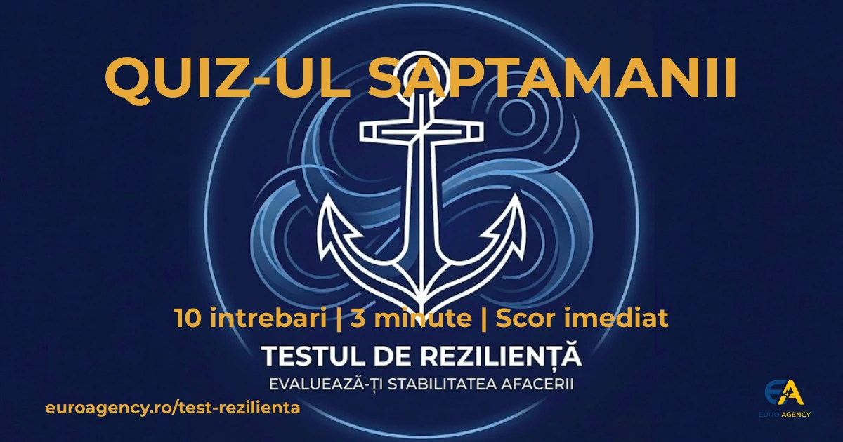 Read more about the article Quiz-ul Saptamanii: Ar supravietui firma ta unui soc neasteptat?