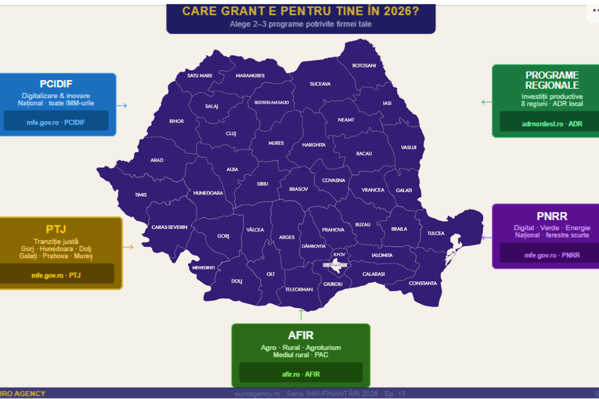 Read more about the article Granturi IMM 2026: ce programe exista si cum le pui pe harta pentru firma ta